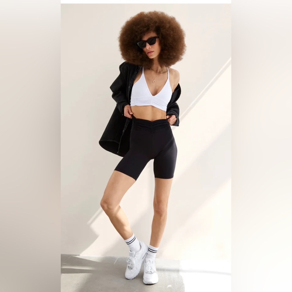 Body Language Scrunched biker short NWT- Sold out style! XXS